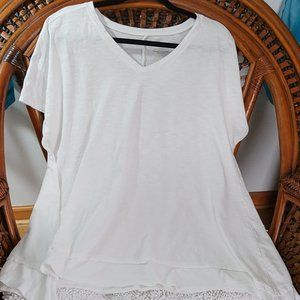 Lane Bryant White Shirt, Size 0